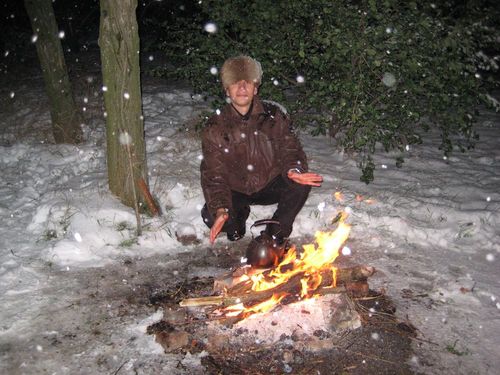 Тимер на озере. Осень 2009.