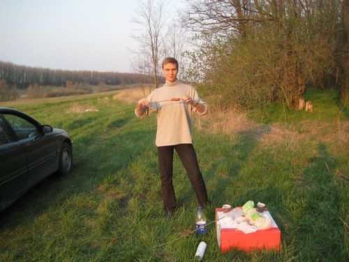 Тимер на озере. Весна 2009.