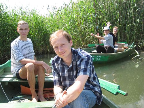 Тимер на рыбалке в Веселом. Лето 2008.