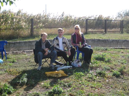 Тимер на рыбалке в Веселом. Осень 2008.